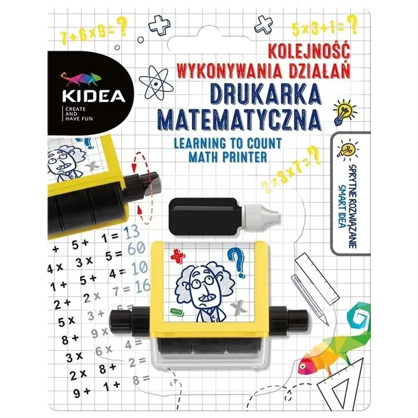 drukarka-matematyczna-do-nauki-kolejnosci-wykonywania-dzialan-kidea-stan-nowy