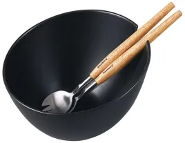 czarna-porcelanowa-misa-23cm-do-salaty-salatek-z-lyzkami-miska-duza