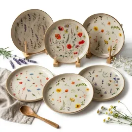talerze-6-szt-talerzy-sniadaniowo-deserowych-ceramika-polne-kwiaty-20-cm