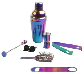 zestaw-barmanski-do-drinkow-teczowy-shaker-jigger-nalewak-lyzka-8el-premium