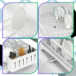 suszarka-44-cm-organizer-kuchenny-bialy-dwupoziomowy-ociekacz-do-naczyn