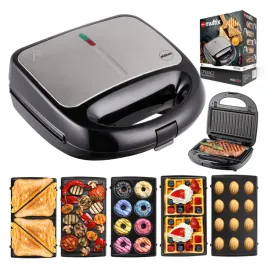 opiekacz-wielofunkcyjny-st250-eldom-5-w-1-tosty-grill-gofry-orzeszki-donaty