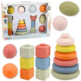 zestaw-miekkie-zabawki-sensoryczne-pileczki-piramidka-klocki-18-el
