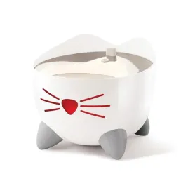 catit-pixi-smart-fountain-biale-poidlo-dla-kota-z-miska-ze-stali