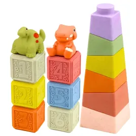 zestaw-miekkie-klocki-sensoryczne-edukacyjne-gumowe-dinozaury-14-el