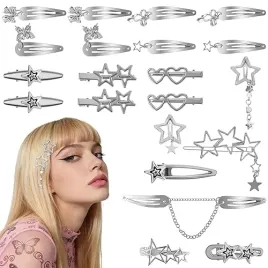 srebrne-spinki-do-wlosow-dla-kobiet-gwiazd-male-metalowe