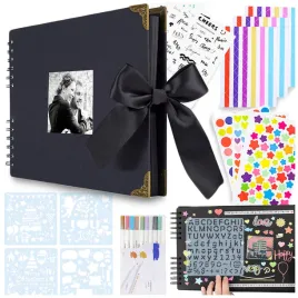 album-do-scrapbookingu-na-zdjecia-a4-zdobienia-kreatywny-pisaki-metaliczne