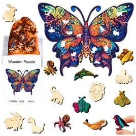 puzzle-drewniane-a4-motyl-dwustronne-164el-ukladanka-prezent-dla-dzieci