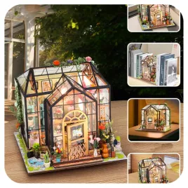 domek-model-3d-diy-miniaturowy-drewniany-led-szklarnia-lalek-puzzle-231-el