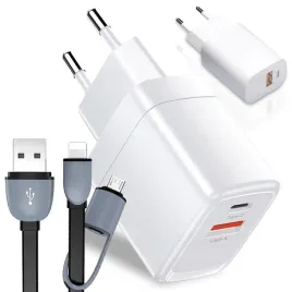 szybka-ladowarka-kostka-kabel-2w1-lightning-2-wejscia-usb-typ-c-usb-c-25w