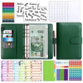 planer-budzetowy-segregator-binder-a6-organizer-oszczednik-notes-zielony