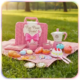 zestaw-piknikowy-kosz-dla-dzieci-plastikowe-akcesoria-kuchenne-z-jedzeniem