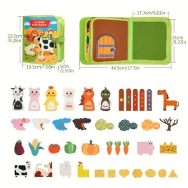 ksiazka-sensoryczna-na-wsi-montessori-3d-edukacyjna-dotykowa-dla-dzieci