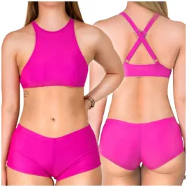 stroj-kapielowy-damski-dwuczesciowy-bikini-spodenki-rozowy-z-szortami-l