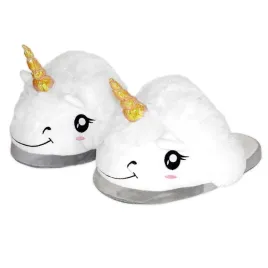biale-kapcie-jednorozec-uniwersalne-bambosze-unisex-pluszowe-super-36-41