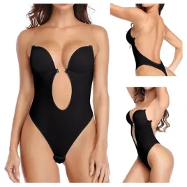 body-damskie-biustonosz-czarne-modelujace-stringi-do-sukienki-bez-plecow-l