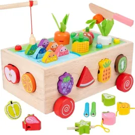 sorter-montessori-drewniany-wozek-warzywa-robaczki-ciagacz-edukacyjny-3