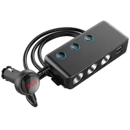rozdzielacz-gniazda-zapalniczki-auta-rozgaleznik-12-24v-3xusb-ubs-c-adapter