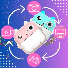 drukus-drukarka-termiczna-do-zdjec-bluetooth-mini-kot-11szt-rolek-papieru