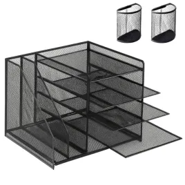 organizer-na-dokumenty-a4-metalowy-przybornik-na-biurko-z-szuflada