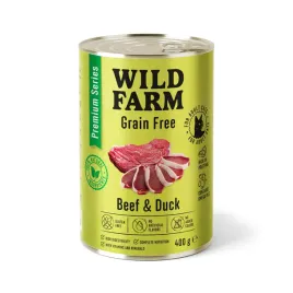 wild-farm-premium-mokra-karma-dla-doroslych-kotow-wolowina-i-kaczka-400g