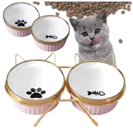 miska-ceramiczna-dla-kota-podwyzszona-podwojna-2-szt-na-stojaku-2x-300-ml
