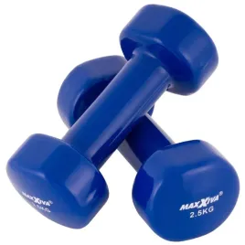 zestaw-hantle-winylowe-2x-25-kg-maxxiva-niebieskie-ciezarki-fitness