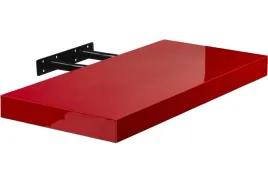 czerwony-polysk-polka-scienna-wiszaca-volato-50-cm