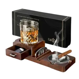 ozdobna-taca-do-whisky-i-cygar-z-szufladka-popielnica-zestaw-dla-mezczyzny