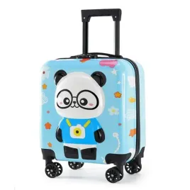 panda-dziecieca-walizka-dzieci-bagaz-podrozna-3d-szyfr-niebieska