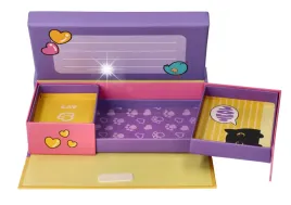 organizer-z-lusterkiem-na-drobiazgi-fioletowy-z-czarnym-kotkiem-na-haslo