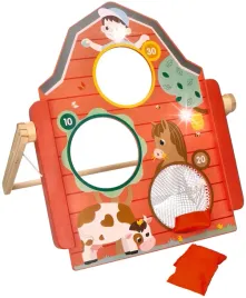 adamtoys-woreczki-tarcza-rzucanie-do-celu-punkty-farma-drewniana-gra