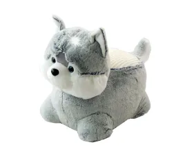 zabawki-dla-dzieci-piesek-maskotka-husky-siedzisko-pufla-dla-maluszka