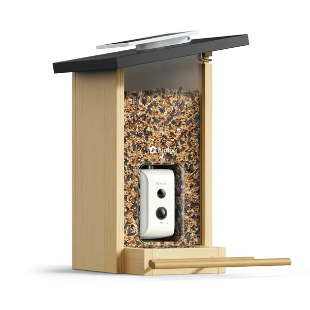 Birdfy Feeder Ebony LE karmnik dla ptaków z kamerą 1080p IP66 WiFi apka