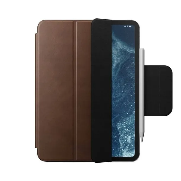 NOMAD skórzana obudowa ochronna iPad Pro 11 M4 2024 mocowaniem Apple Pencil