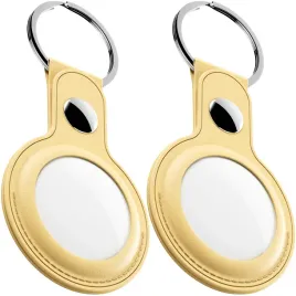 keybudz-airtag-keyring-skorzane-etui-ochronne-do-airtag-2-pack-zolte-yellow