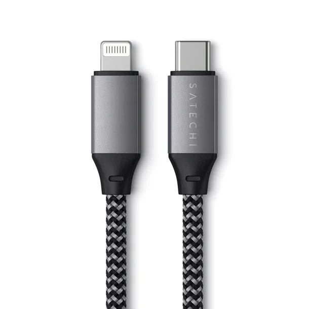 satechi-uniwersalny-ladujacy-kabel-usb-c-lightning-25cm-space-gray-dlugosc-przewodu-0-25-m