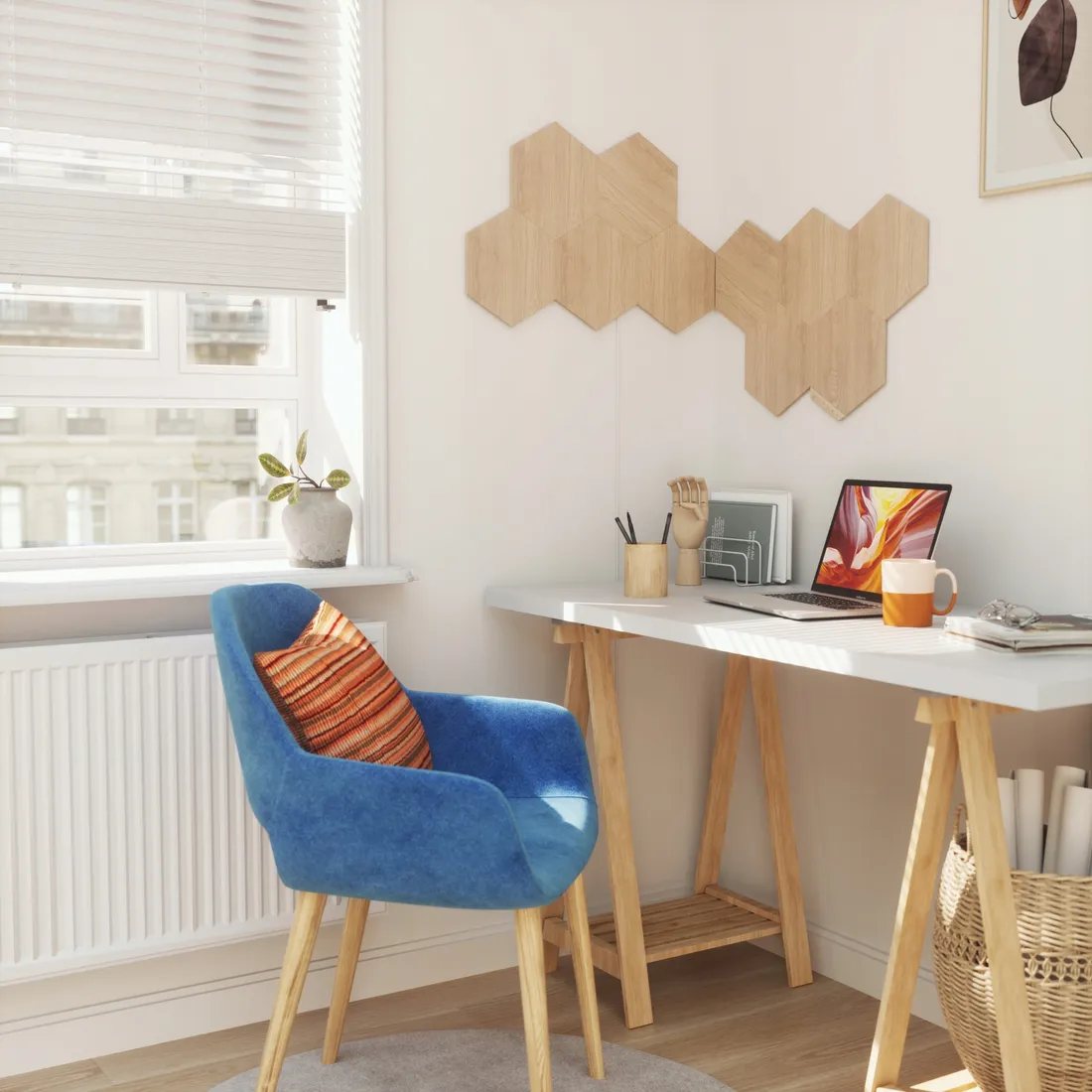 nanoleaf-elements-hexagons-3-dodatkowe-panele-swietlnych-led-wyglad-drewna-stan-nowy