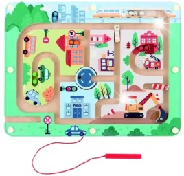 lelin-labirynt-magnetyczny-drewniany-transport-montessori-autka