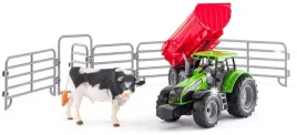 traktor-z-akcesoriami-figurki-dla-dzieci-3-przyczepa-zagroda-byk-ciagnik