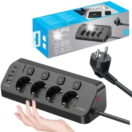 listwa-zasilajaca-narozna-4-gniazda-230v-2x-usb-c-2x-usb-a-2m-przedluzacz