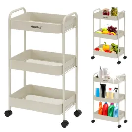 regal-mobilny-trzy-poziomowy-bezowy-stalowy-wozek-z-kolkami-360