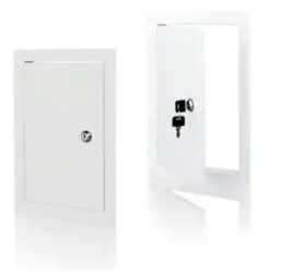 drzwiczki-rewizyjne-metalowe-biale-600x600-z-zamkiem-dmz60x60
