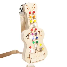 drewniana-gitara-sensoryczna-led-montessori-z-wlacznikami-swiatlo-zabawa