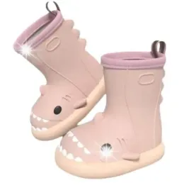 kalosze-dzieciece-rekiny-shark-gumowe-buty-wkladka-14-cm-23-24-rozowe