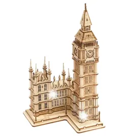 big-ben-drewniane-puzzle-przestrzenne-model-3d-robotime-prezent