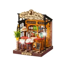 robotime-model-3drolife-tipsy-cat-bar-ds054-miniaturowy-bar-z-kotem