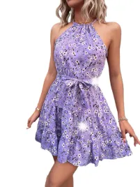 piekna-damska-sukienka-mini-modna-w-kwiaty-fioletowa-purple-wiazana-m