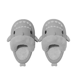 kapcie-domowe-pluszowe-rekiny-laczki-shark-40-41-zimowe-szare