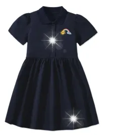 bawelniana-sukienka-dziecieca-polo-granatowa-blue-nadruk-tecza-116-122